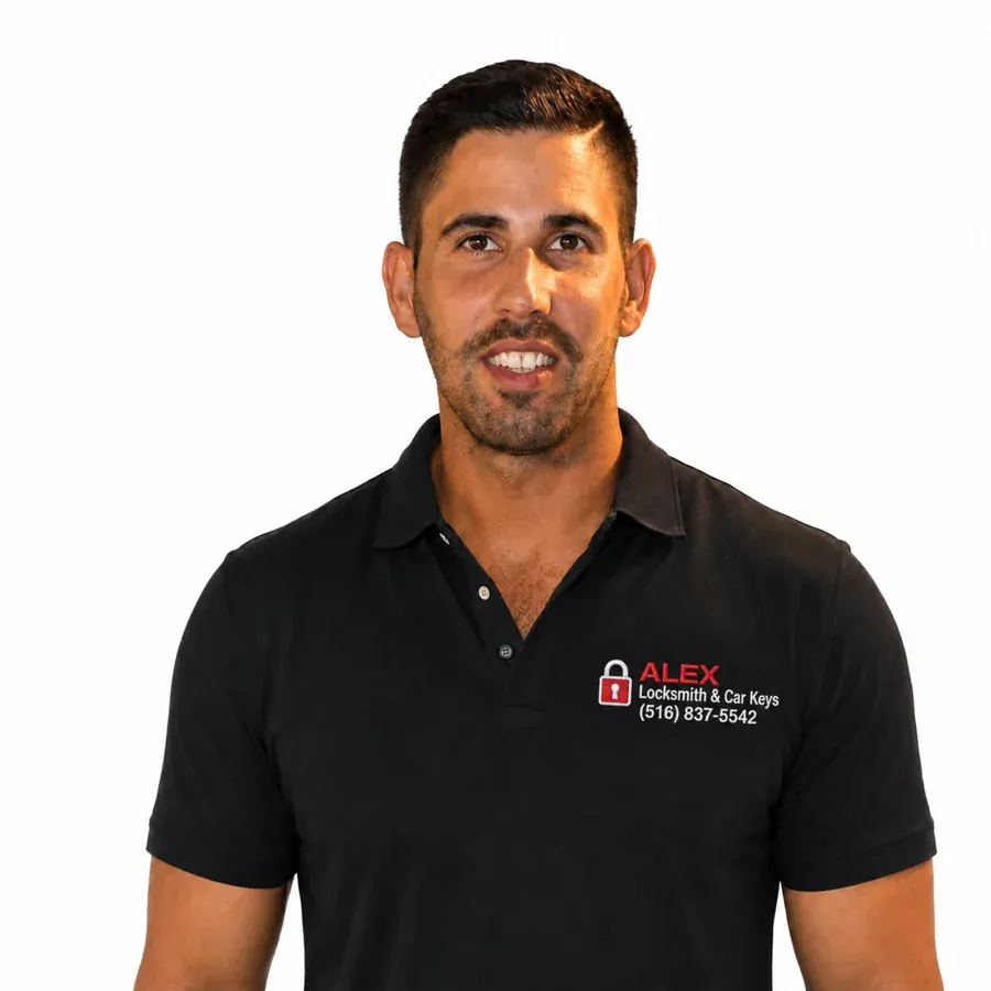 Alex, mobile locksmith and car key technician in Nassau County