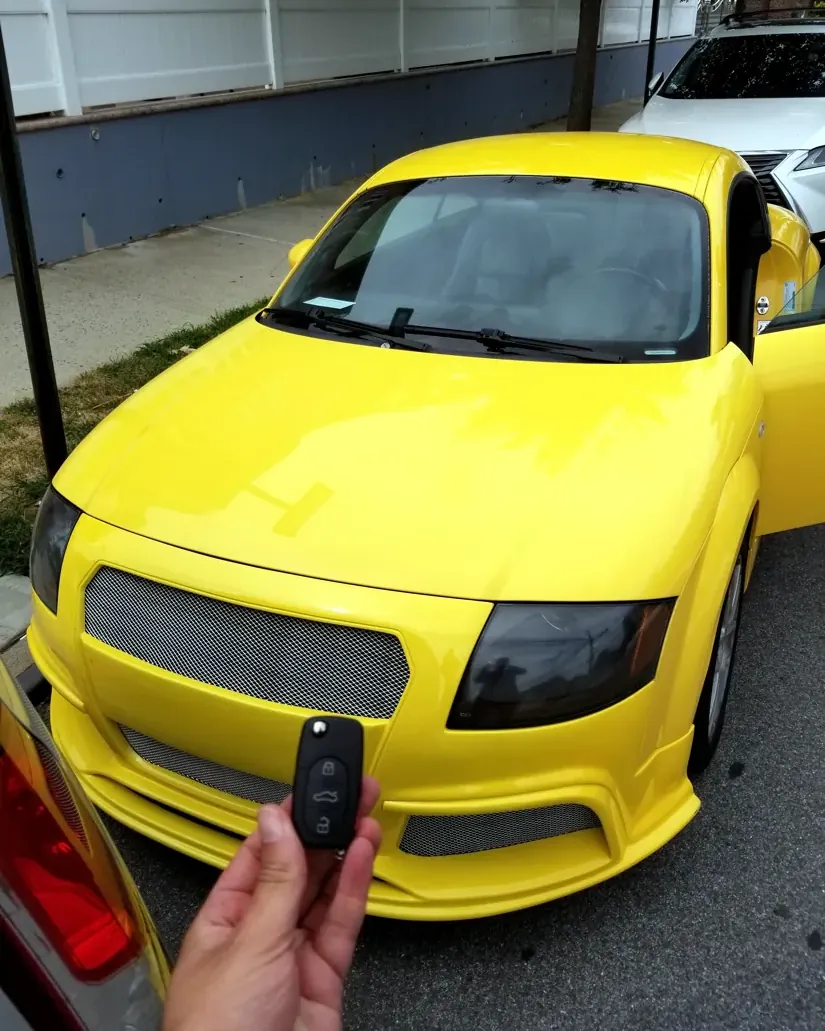 New Audi TT key made at the customer's home in Valley Stream, NY